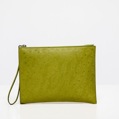 Pochette DOTTI <br>Struzzo Chartreuse
