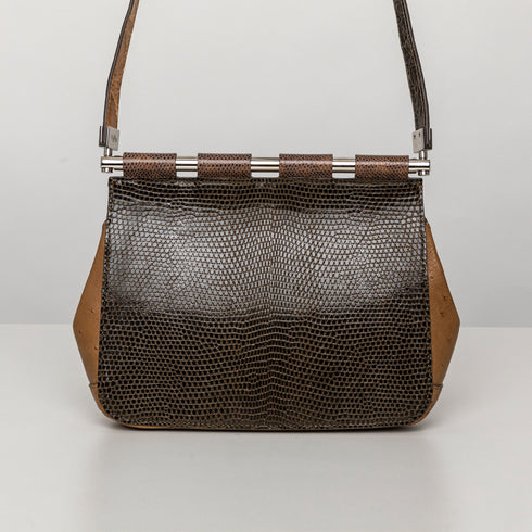 DUALE Singola <br> Grigio Fango Alligatore, Lucertola