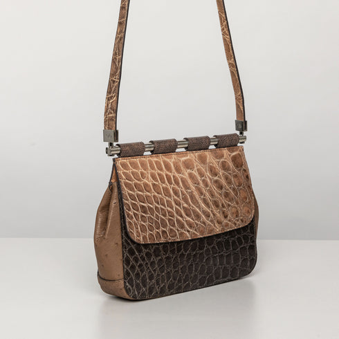 DUALE Singola <br> Grigio Fango Alligatore, Lucertola