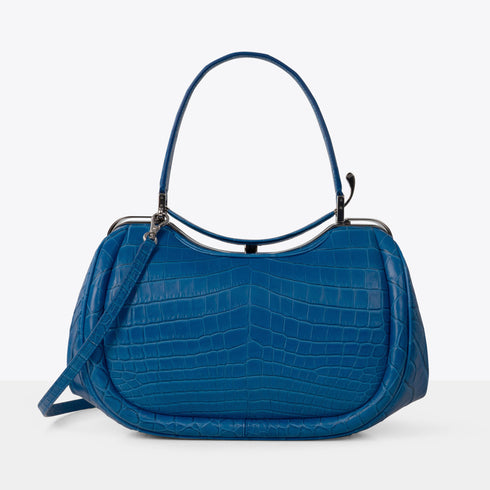 AURA<br> Cina Blue Crocodile