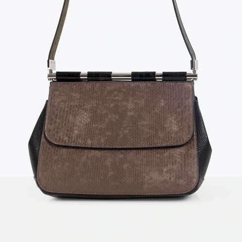 DUALE <br> Alligatore Nero, Coccodrillo, Struzzo, Pitone