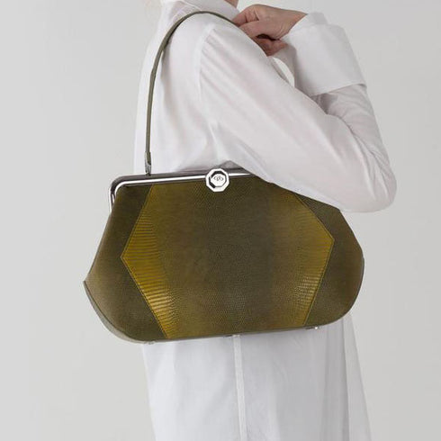 LUNA<br>Lucertola Oliva Sfumata